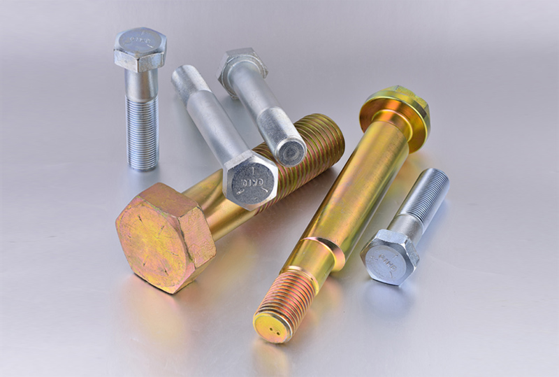 Hex head zinc bolts